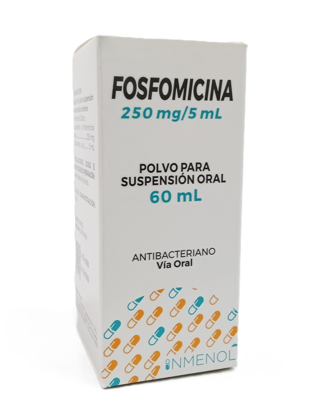 FOSFOMICINA 250MG/5ML POLVO PARA SUSP. 60ML INM- INMENOL