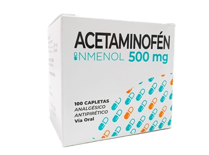 ACETAMINOFEN CAP/ C/100 -  500MG - INMENOL