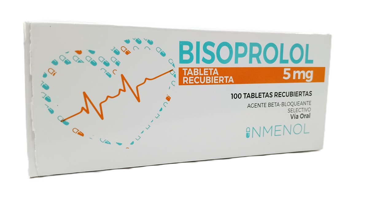 BISOPROLOL  TAB * C/ 100 - 5MG - INMENOL